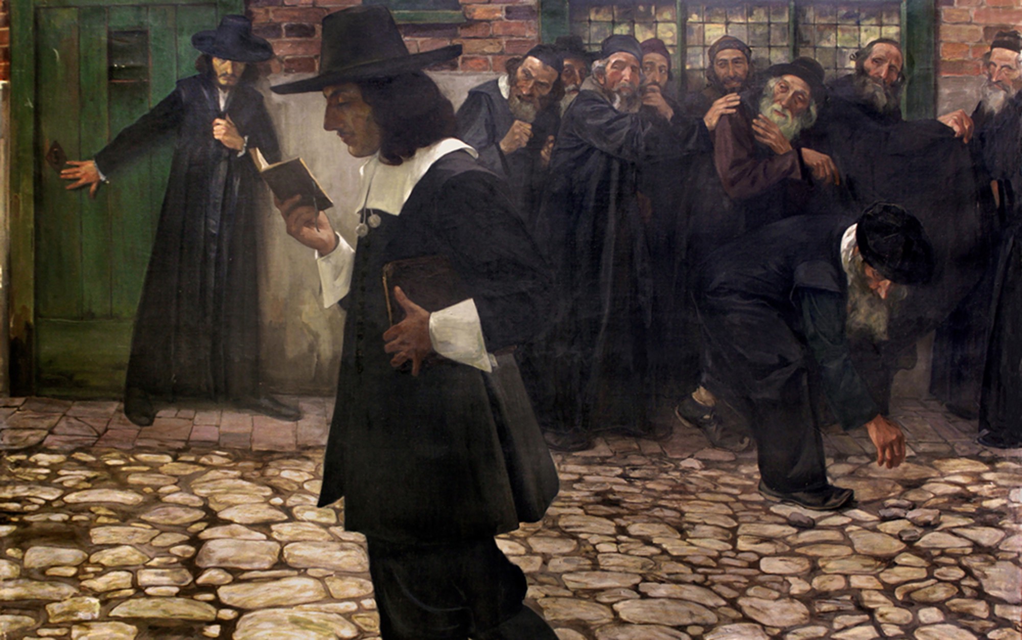 Spinoza wyklêty (Spinoza, Excommunicated)1907 by Samuel Hirszenberg