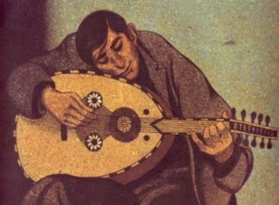 The Oud Player by Louay Kayali