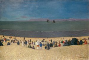 Felix Vallotton, La plage à Honfleur, 1919. (Public domain. Source: Wikimedia Commons.)