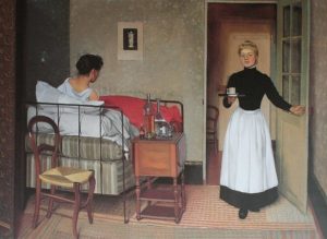 Felix Vallotton, The Nurse, 1892. (Public domain. Source: Wikimedia Commons.)
