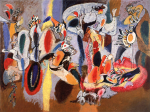 Caption: Arshile Gorky, The Liver is the Cock’s Comb, 1944. (Public domain. Source: Wikimedia Commons).