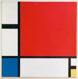 «التكوين الثاني باللون الأحمر والأزرق والأصفر» (1930) - بيت موندريان