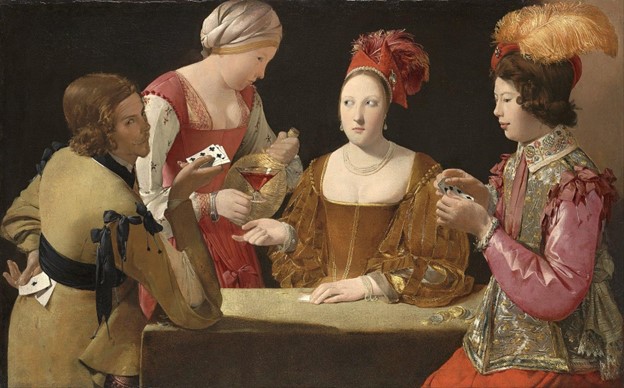 جورج دي لاتور، الغش في أوراق اللعب. حوالي 1630-34.