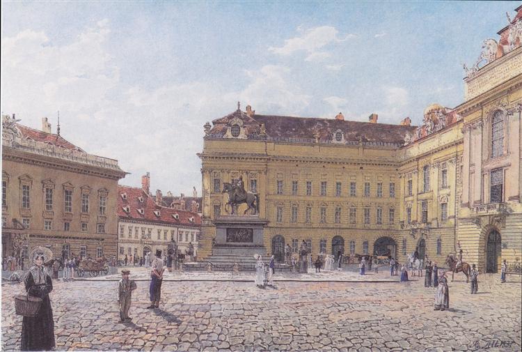 جوزيفسبلاتز في فيينا | رودلف فون أولت (1831)